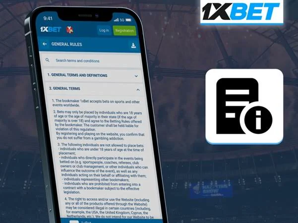 1xbat terms and conditions information visual